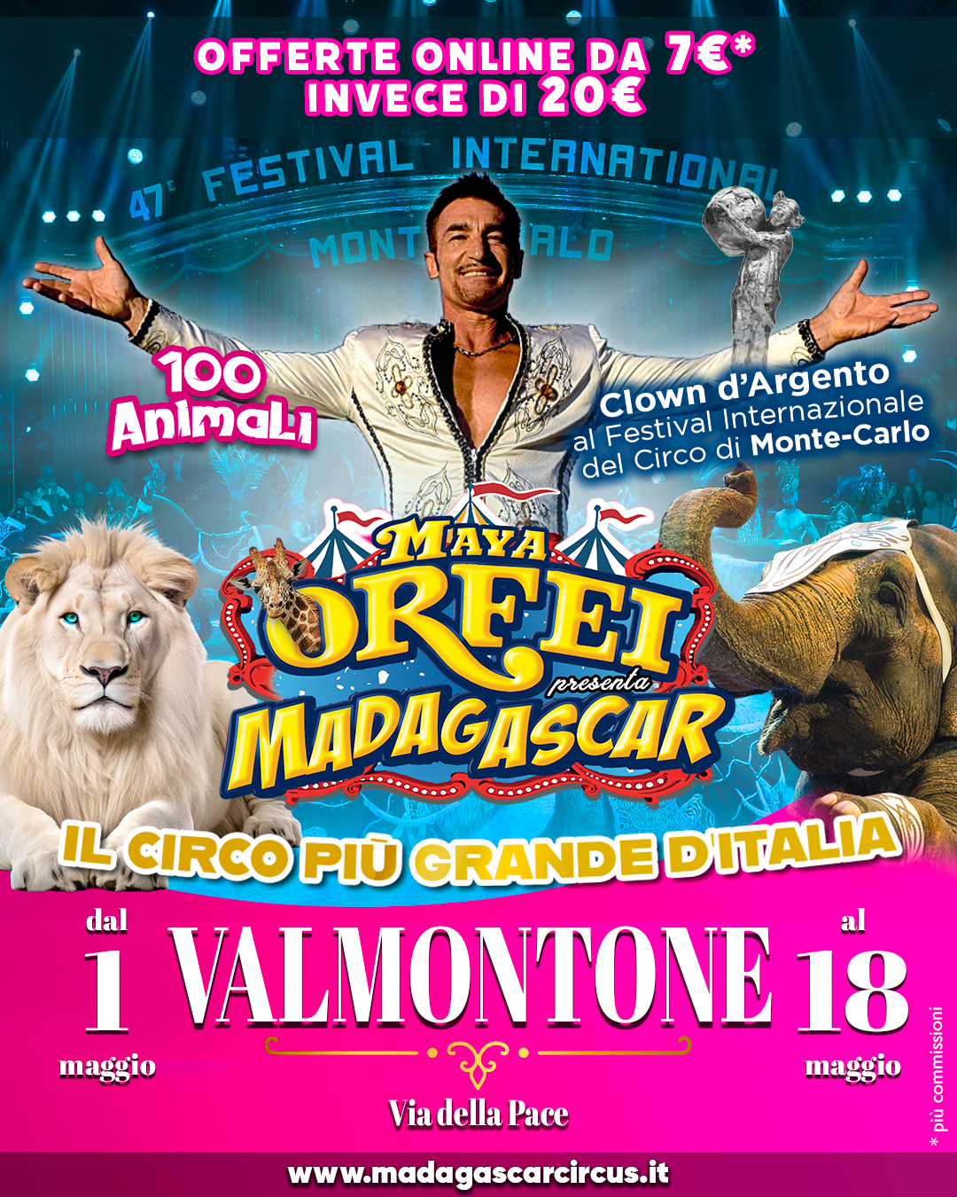 Circo Maya Orfei Madagascar a Valmontone