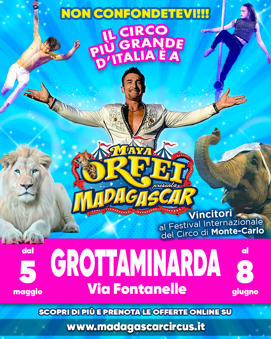 Circo Madagascar a Grottaminarda