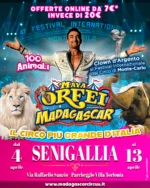 🎪 𝐈𝐥 𝐂𝐢𝐫𝐜𝐨 𝐩𝐢𝐮̀ 𝐆𝐫𝐚𝐧𝐝𝐞 𝐝'𝐈𝐭𝐚𝐥𝐢𝐚 arriva a #𝗦𝗘𝗡𝗜𝗚𝗔𝗟𝗟𝗜𝗔
𝑁𝑢𝑜𝑣𝑜 𝑠𝑝𝑒𝑡𝑡𝑎𝑐𝑜𝑙𝑜 2025!
𝐌𝐚𝐝𝐚𝐠𝐚𝐬𝐜𝐚𝐫 𝐂𝐢𝐫𝐜𝐮𝐬 presenta il grande carosello di animali esotici vincitore al 𝗙𝗲𝘀𝘁𝗶𝘃𝗮𝗹 𝗜𝗻𝘁𝗲𝗿𝗻𝗮𝘇𝗶𝗼𝗻𝗮𝗹𝗲 𝗱𝗲𝗹 𝗖𝗶𝗿𝗰𝗼 𝗱𝗶 𝗠𝗼𝗻𝘁𝗲-𝗖𝗮𝗿𝗹𝗼 🦒🐘🐫
...................................................
📆 dal 4 al 13 aprile
📍 𝗩𝗶𝗮 𝗥𝗮𝗳𝗳𝗮𝗲𝗹𝗹𝗼 𝗦𝗮𝗻𝘇𝗶𝗼 - 𝗣𝗮𝗿𝗰𝗵𝗲𝗴𝗴𝗶𝗼 𝗩𝗶𝗹𝗹𝗮 𝗧𝗼𝗿𝗹𝗼𝗻𝗶𝗮
Vieni anche tu a vivere tutta la magia del Grande Circo con 
𝟭𝟯 𝗥𝗲𝗰𝗼𝗿𝗱 𝗠𝗼𝗻𝗱𝗶𝗮𝗹𝗶!
💻 www.madagascarcircus.it

#circus #circoorfei #circomadagascar #circoasenigallia #eventisenigallia #bambinisenigallia #offertecirco #scontocircoorfei #circusticket #circo #senigallia